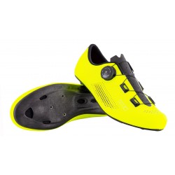 2-Light zapatillas ciclismo de carretera amarillas 2021