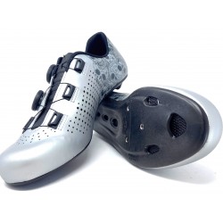 2-Zapatillas Carretera Genius Calavera Micro Gris